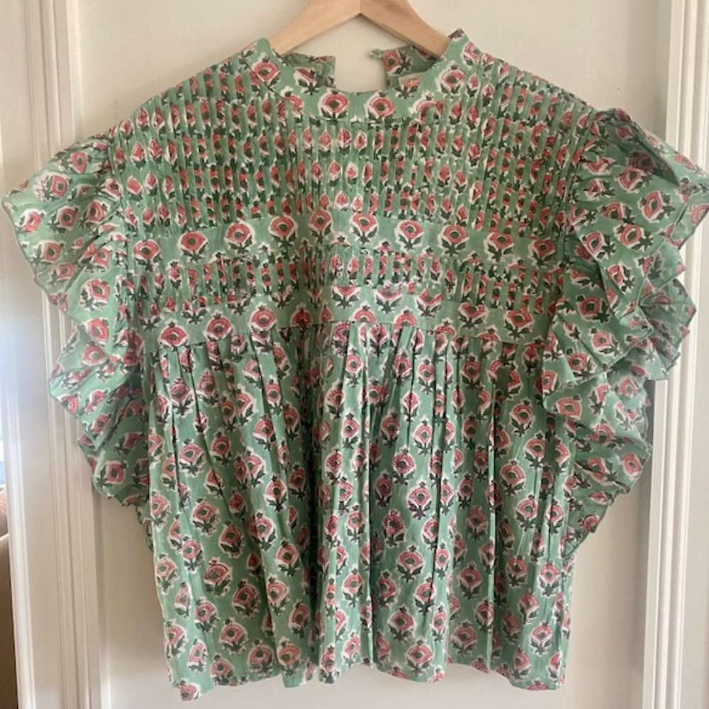 COPY - Marea by LIz Joy: Garden Flutter Top